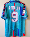 Koszulka Piłkarska FC Barcelona 1996/1997 Retro Away, #9 Ronaldo