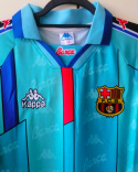 Koszulka Piłkarska FC Barcelona 1996/1997 Retro Wyjazdowa, Ronaldo, Guardiola, Figo