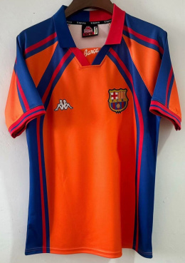 Koszulka Piłkarska FC Barcelona 1997/1998 Away Cup Retro, Rivaldo, Figo, Guardiola