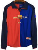 Koszulka Piłkarska FC Barcelona 1999/2000 Retro Dł Rękaw