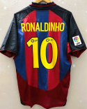 Koszulka Piłkarska FC Barcelona 2003/2004 Retro, Ronaldinho