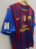 Koszulka Piłkarska FC Barcelona 2011/2012 Home Retro, Messi, Iniesta, Xavi