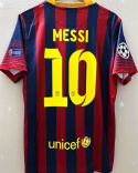 Koszulka Piłkarska FC Barcelona 2013/2014 Home Retro, #10 Messi