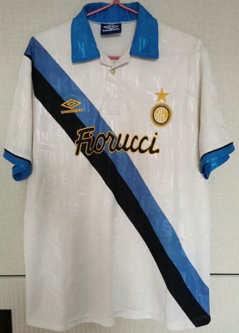 Koszulka Piłkarska Inter Mediolan 1994/1995 Away Retro, Bergkamp