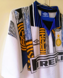 Koszulka Piłkarska Inter Mediolan 1996/1997 Away Retro, Roberto Carlos, Zanetti, Djorkaeff