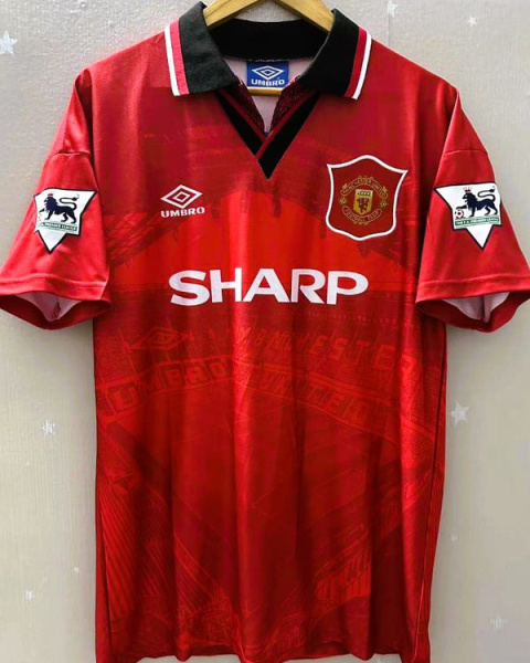 Koszulka Piłkarska Manchester United 1994/1996 Home Retro, Cantona, Beckham, Scholes, Giggs