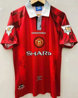 Koszulka Piłkarska Manchester United 1996/1997 Home Retro, Beckham, Giggs, Scholes, Cantona