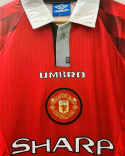 Koszulka Piłkarska Manchester United 1996/1997 Home Retro, Beckham, Giggs, Scholes, Cantona