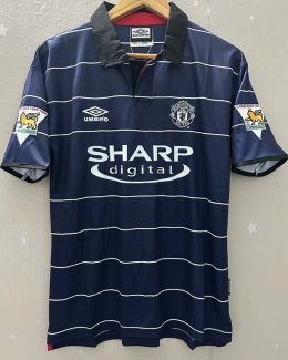 Koszulka Piłkarska Manchester United 1999/2000 Away Retro, #7 Beckham