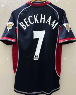 Koszulka Piłkarska Manchester United 2000/2001 Home Retro, #7 Beckham