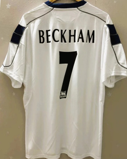 Koszulka Piłkarska Manchester United 2000/2001 Home Retro, #7 Beckham