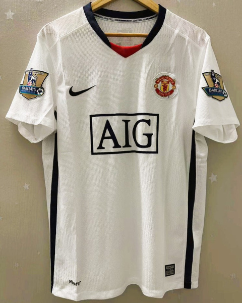 Koszulka Piłkarska Manchester United 2008/2009 Retro, Ronaldo, Scholes, Giggs