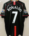 Koszulka Piłkarska Manchester United 2007/2008 Away Retro, #7 Ronaldo