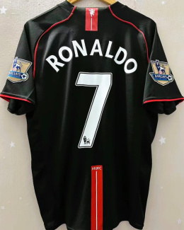 Koszulka Piłkarska Manchester United 2007/2008 Away Retro, Ronaldo