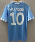 Koszulka Piłkarska SSC Napoli 1986/1987 Home Retro, Maradona, Koszulki Piłkarskie Retro Ligi Włoskiej