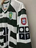 Koszulka Piłkarska Sporting Lizbona 2001/2002 Retro, Ronaldo, Quaresma