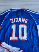 Piłkarski Komplet Strój Dziecięcy Francja 1998 Home MŚ Retro Dla dzieci, #10 Zidane