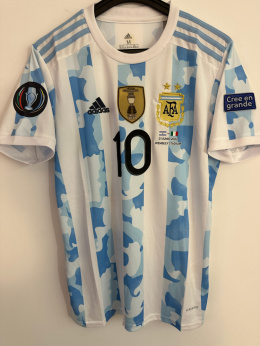 Koszulka Piłkarska Argentyna Finalisima 2022 Home Retro , Messi