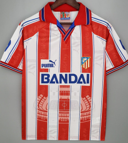 Koszulka Piłkarska Atletico Madryt 1995/1996 Home Retro