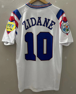 Koszulka Piłkarska Francja 1996 Away Retro, #10 Zidane