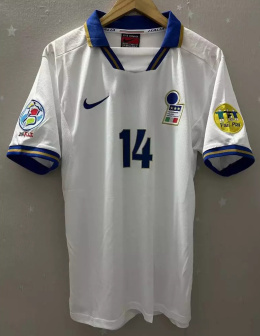 Koszulka Piłkarska Włochy Euro 1996 Away Retro, Del Piero, Maldini, Ravanelli