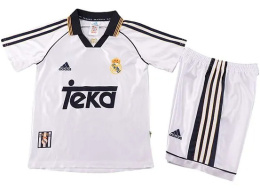 Komplet dziecięcy Real Madryt 1998/1999 Home Retro, Raul, Roberto Carlos, Seedorf