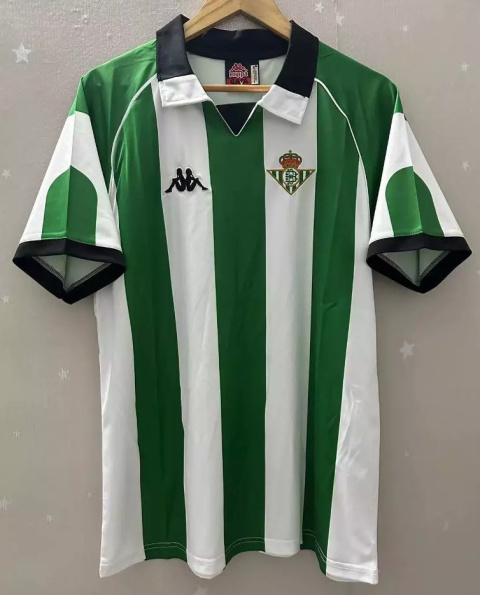 Koszulka Piłkarska Betis Sewilla 1998/1999 Home Retro, Denilson, Alfonso