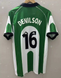 Koszulka Piłkarska Betis Sewilla 1998/1999 Home Retro, Denilson, Alfonso