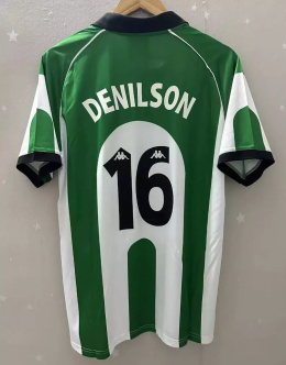 Koszulka Piłkarska Betis Sewilla 1998/1999 Home Retro, Denilson, Alfonso