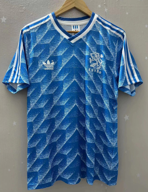 Koszulka Piłkarska Holandia 1988 Away Retro, van Basten