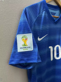 Koszulka Piłkarska Brazylia 2014 Away Retro, Neymar Jr