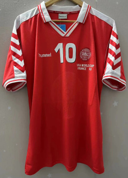 Koszulka Piłkarska Dania 1998 Home Retro, Laudrup