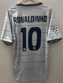 Koszulka Piłkarska FC Barcelona 2003/2004 Away Retro, Ronaldinho, Eto'o