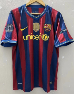 Koszulka Piłkarska FC Barcelona 2009/2010 Retro, Messi, Ibrahimović, Xavi, Iniesta