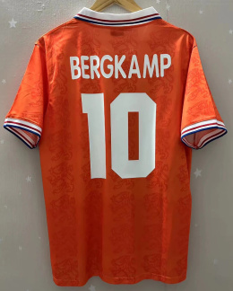 Koszulka Piłkarska Holandia 1995 Home Retro, Bergkamp