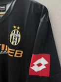 Koszulka Piłkarska Juventus Turyn 2001/2002 Away Retro