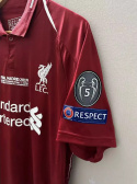 Koszulka Piłkarska Liverpool FC 2018/2019 UCL FINAL Home Retro, Salah, Mane, Virgil van Dijk