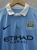 Koszulka Piłkarska Manchester City 2015/2016 Home Retro, Aguero, De Bruyne