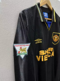 Koszulka Piłkarska Manchester United 1993/1995 Away Retro Dł Rękaw, Cantona