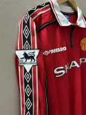 Koszulka Piłkarska Manchester United 1998/1999 Home Retro Dł Rękaw, Beckham, Scholes, Giggs