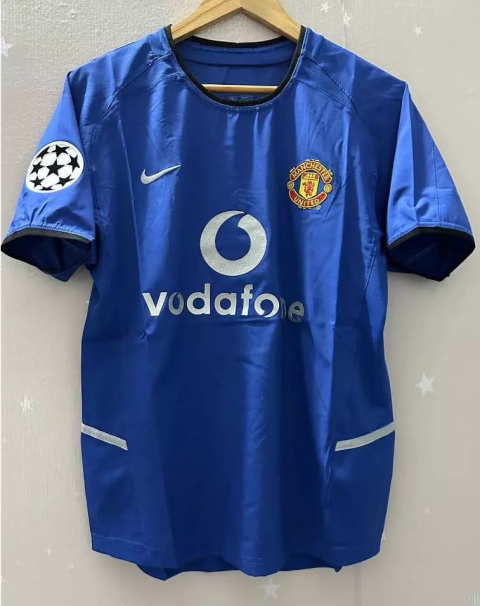 Koszulka Piłkarska Manchester United 2002/2003 Away Retro, Beckham, Giggs, Scholes