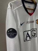 Koszulka Piłkarska Manchester United 2008/2009 Away Retro Dł Rękaw