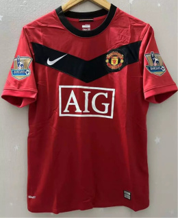 Koszulka Piłkarska Manchester United 2009/2010 Home Retro, Rooney, Giggs, Scholes, Man Utd