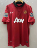 Koszulka Piłkarska Manchester United 2013/2014 Home Retro, #20 van Persie, Rooney, Kagawa