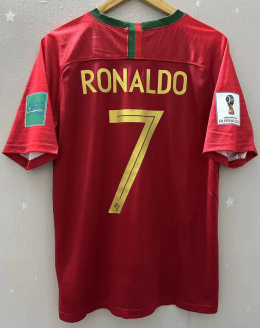 Koszulka Piłkarska Portugalia EURO 2018 Home Retro, Ronaldo