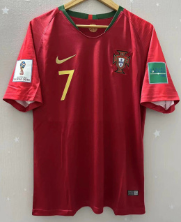 Koszulka Piłkarska Portugalia EURO 2018 Home Retro, Ronaldo