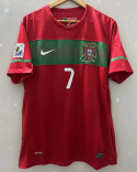 Koszulka Piłkarska Portugalia MŚ 2010 Home Retro, Ronaldo