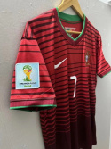 Koszulka Piłkarska Portugalia MŚ 2014 Home RETRO