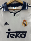 Koszulka Piłkarska Real Madryt 2000/2001 Retro, Figo, Raul, Roberto Carlos, Real Madrid Jersey