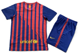 Piłkarski Komplet Strój Dziecięcy FC Barcelona 2011/2012 Home Retro, Messi